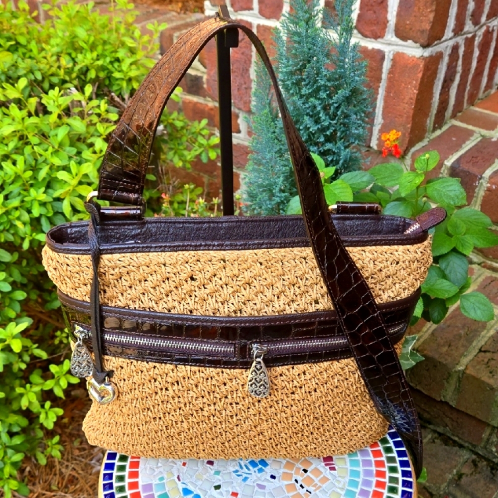 Authentic Brighton Woven Crossbody/Shoulder Bag